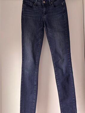 PAIGE Slim Dark Blue Skinny Jeans